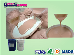 GS-610 Life casting silicone rubber for human mask