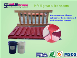GS-C40 tin cure silicone rubber for garden decoration casting mold