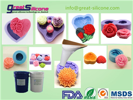 GS-C10 soft tin cure RTV liquid silicone rubber for soap mold