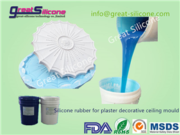 GS-A15 Soft Silicone rubebr for Gypsum/Plaster Ceiling Ornament & Tiles moulding