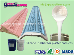 Condensation cure RTV2  silicone rubber for Gypsum/Plaster Cornices & Friezes moulding