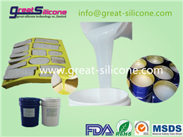 GS-A25 platinum cure silicone rubber for cement stone mould making