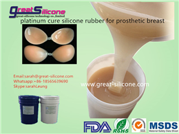 GS-605 Soft liquid Lifecasting Silicone Rubber Material for Silicone Chest Bra