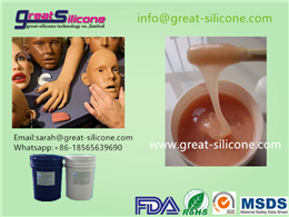 GS-610 life casting silicone rubber for making human body/silicone mask/prosthetic