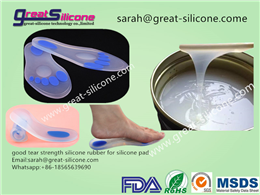 Medical grade liquid silicone rubber for therapeutic silicone insole