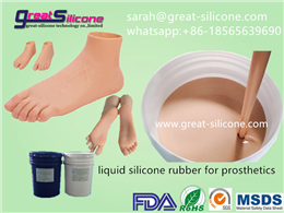 GS-625 medical grade silicone rubber for silicone prosthetic feet
