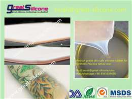 GS-625 skin safe medical grade silicone rubber for Synthetic Practice tattoo skin