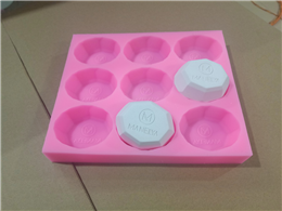 Personal Silicone Soap Mold with Customized Shape and Size and Brand Logo Name